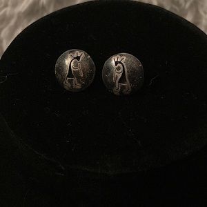 Silver earrings